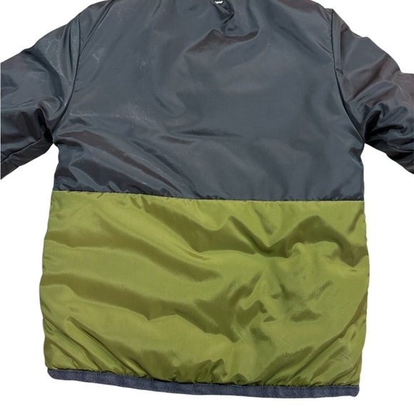 Cat & Jack Boys Reversible Fall/Winter Bomber Full Snap Jacket Playcoat 3T-4T - Picture 7 of 10